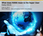 SAP HANA Mean to Super User