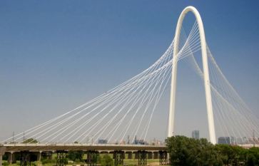 Full View Margaret Hunt Hill Bridge